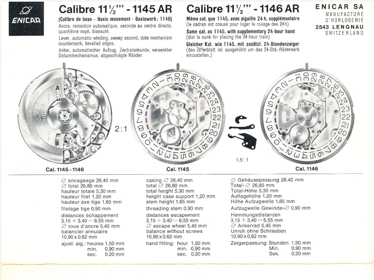 Collector's Guide: The Enicar Sherpa Ultradive Reference 144/35/03